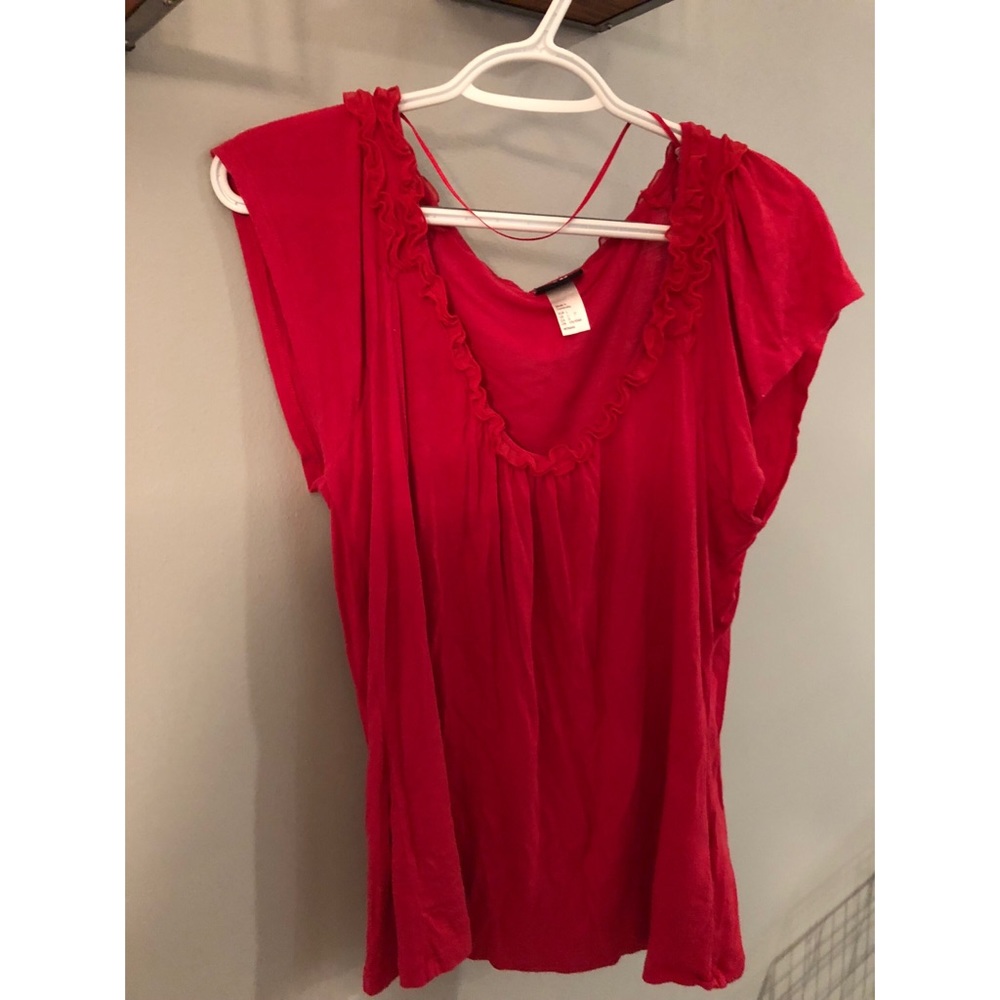 H&M red top